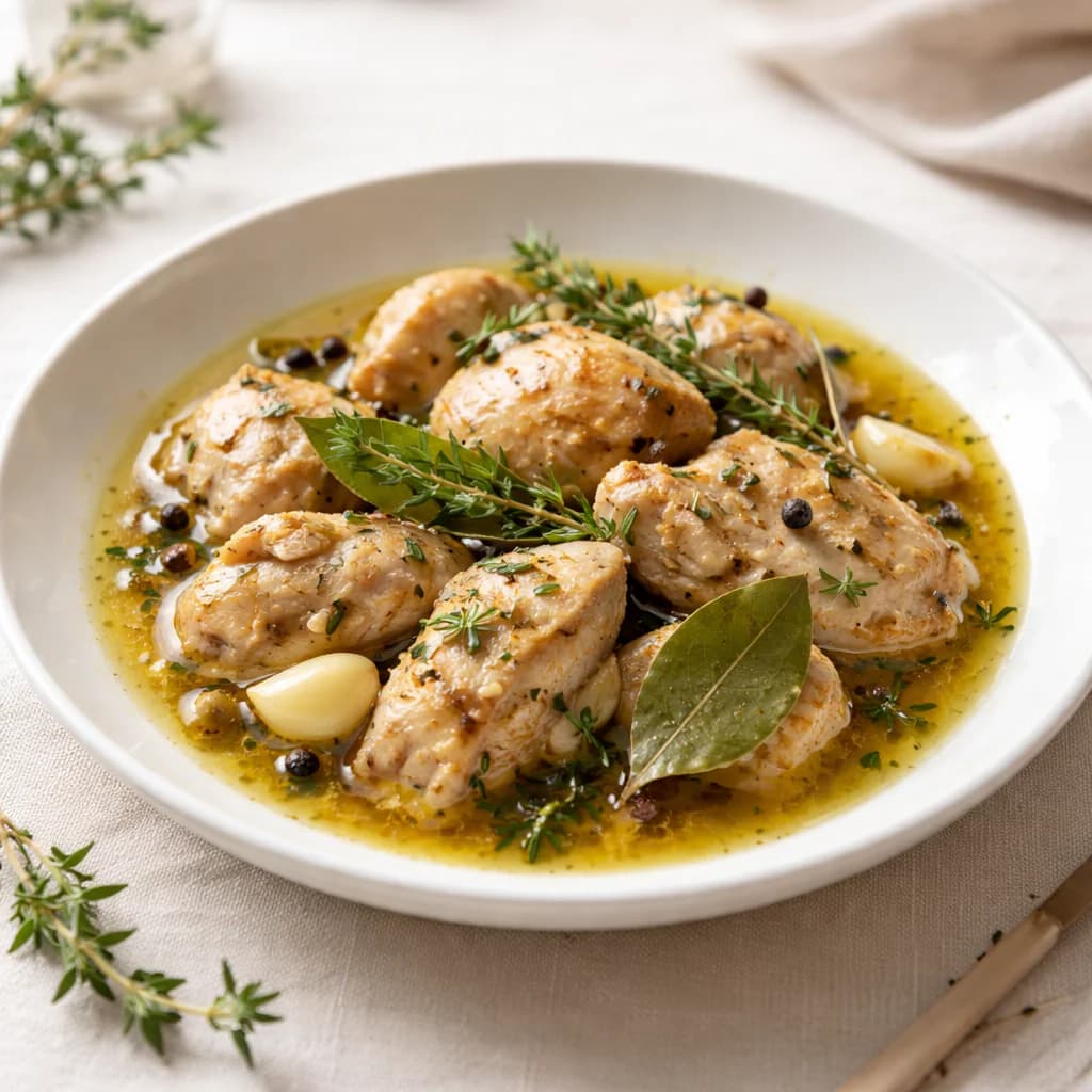 Chicken in escabeche
