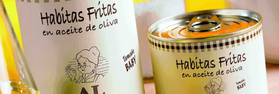 Habitas Fritas Baby, (con aceite de oliva)